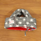 Front view of baby safety helmet with cushioned padding