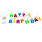 Close-up of battery compartment powering the Happy Birthday LED string lights