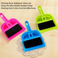 Practical Dustpan and Brush Set for small messes and comprehensive tidying.