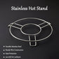 Stainless steel cooker stand offering durable and reliable pot support