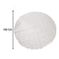 Multipurpose white round table mat, stylish and protective