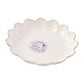 White lotus serving tray showcasing its elegant design