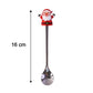 Size guide for cartoon spoon set, stainless steel finish