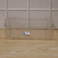 Pack of plastic storage organizer boxes