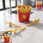 French fries shaped ice popsicle mould for fun summer treats