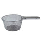 Water dipper on white background for size and design reference