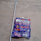Complete cotton yarn floor mop set with grip handle for home use