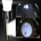 Bright LED emergency light torch in action.