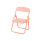 Versatile chair mobile stand designed to support various smartphone models.