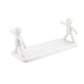 Clean-lined floating wall shelf providing practical and decorative storage for any room.