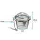 Reliable stainless steel tea strainer designed for effortless tea straining in any setting.