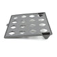 Plastic cloth organizer simplifying the process of folding and stacking fabrics.