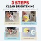 Close-up of a hand gently rubbing Velvet Wipe shoe cleaning cream onto a sneaker.
