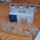The elegant packaging for the Indo Glow glass coffee mug set.