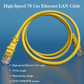 78cm length Ethernet LAN cable ideal for short-distance wired internet