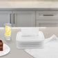 Foldable silicone tissue holder complements a modern living space.