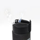 Side view of the 900ml BPA-free motivational water bottle, highlighting its slim profile.