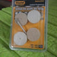 Display of Wagtail's durable wool felt polishing pads, essential rotary tool accessories.