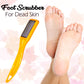 Textured surface of the foot scrubber designed for smooth callus removal.