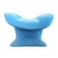 Side view of the medical-grade neck relaxer pillow showing its soft, skin-friendly material.
