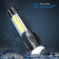 Mini rechargeable flashlight, ideal for travel and everyday carry.