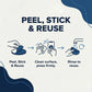 Packaging of  suction phone holder mount displaying branding and instructions