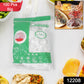 Transparent disposable elastic food cover securely sealing a bowl of fresh fruit.