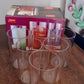 Apex clear plastic tumblers ideal for daily use and outdoor settings