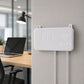 Wall mount WiFi router holder box with open sides for airflow