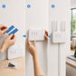 Router holder wall mount in use on wall