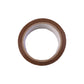 Brown cello tape roll with white background