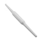 Close-up of the smooth surface of the plastic roti roller pin.