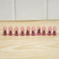 Pink car tire repair kit with Screw Nails