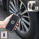 Wireless rechargeable tyre air pump with digital display for cars and bicycles