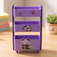 Close-up of panda design and three-tier structure of the trolley.