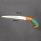 Side profile of the 270mm high-carbon steel tree pruning saw.