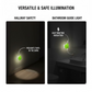 A decorative 3D Illusion Night Light placed on a bedside table, serving as a gentle ambient light.