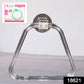 BathNova's square ABS towel ring holder elegantly mounted on a bathroom wall.