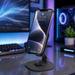 Foldable mobile stand showing various angle adjustments
