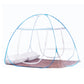 White polyester foldable mosquito net tent designed for camping and indoor use