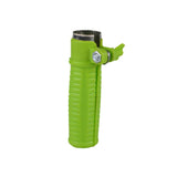 Adjustable plastic corn cutter with sharp stainless steel blades for effortless kernel removal.