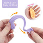 Vibrant 6-piece non-toxic play dough and mould set, ideal for developing fine motor skills.