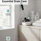 Instructional image for effectively using the drain unblocker pump on a toilet.