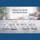 Easy installation guide for the electric plug safety cover.