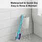 Comfortable grip on the handle of the 2-in-1 toilet cleaning brush.