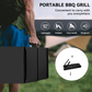 FirePot compact charcoal cooker neatly packed, demonstrating its travel-friendly design.