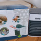 Lifestyle shot of the portable air cooler in a modern setting.