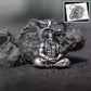 Detailed Hanuman Pendant showcasing Lord Hanuman's powerful form, crafted from metal alloy.