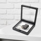 Close up of stainless steel nail clipper keychain ideal for travel grooming