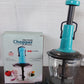 Compact 950ML manual vegetable chopper in multiple mixed colors